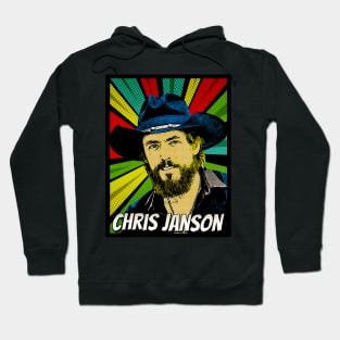 Chris Janson Country Pop Art Design // Fan Art Hoodie